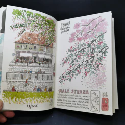 หนังสือชุด Sasi's Sketch Book 28 days in Europe PRAGUE , CESKY KRUMLOV + BUDAPEST, BRATISLAVA - ศศิ วีระเศรษฐกุล รูปที่ 12