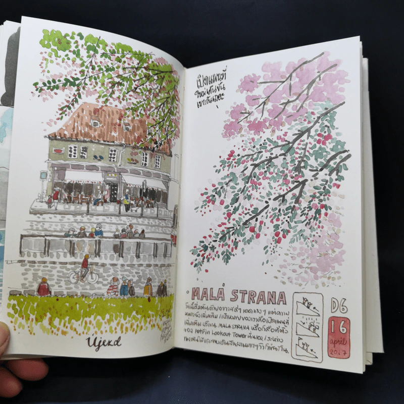 หนังสือชุด Sasi's Sketch Book 28 days in Europe PRAGUE , CESKY KRUMLOV + BUDAPEST, BRATISLAVA - ศศิ วีระเศรษฐกุล รูปที่ 12