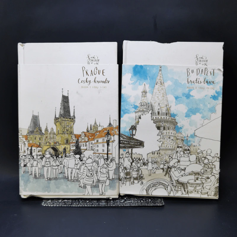 หนังสือชุด Sasi's Sketch Book 28 days in Europe PRAGUE , CESKY KRUMLOV + BUDAPEST, BRATISLAVA - ศศิ วีระเศรษฐกุล รูปที่ 1