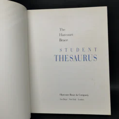 The Harcourt Brace Student Thesaurus - Harcourt Brace & Company รูปที่ 8