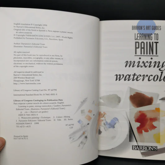 Learning to Paint Mixing Watercolors รูปที่ 8