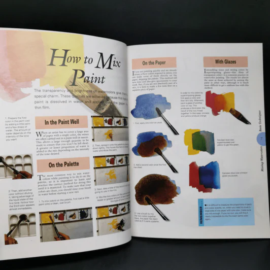 Learning to Paint Mixing Watercolors รูปที่ 10