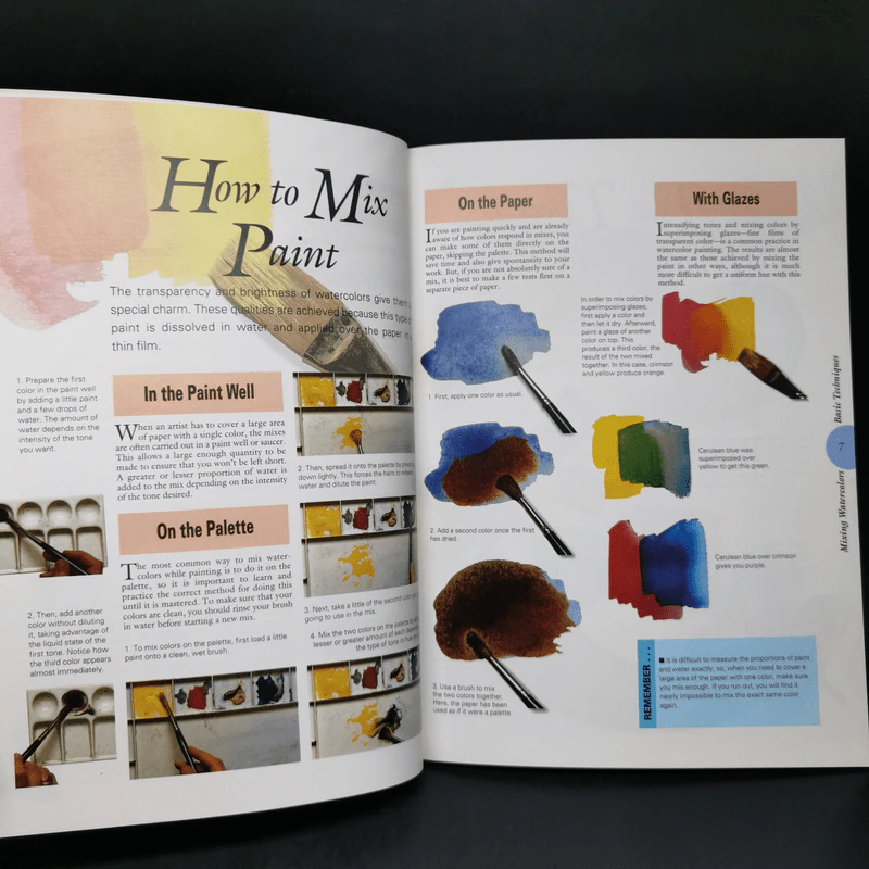 Learning to Paint Mixing Watercolors รูปที่ 10