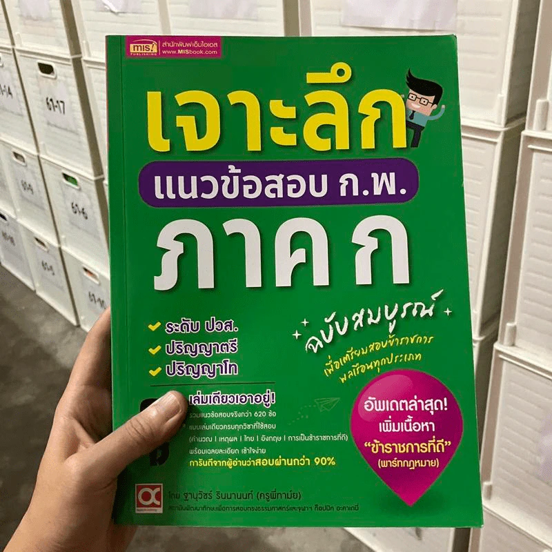 เจาะลึกแนวข้อสอบ ก.พ. ภาค ก ฉบับสมบูรณ์ - ฐานุวัชร์ รินนานนท์ (ครูพี่ทามย์) รูปที่ 1