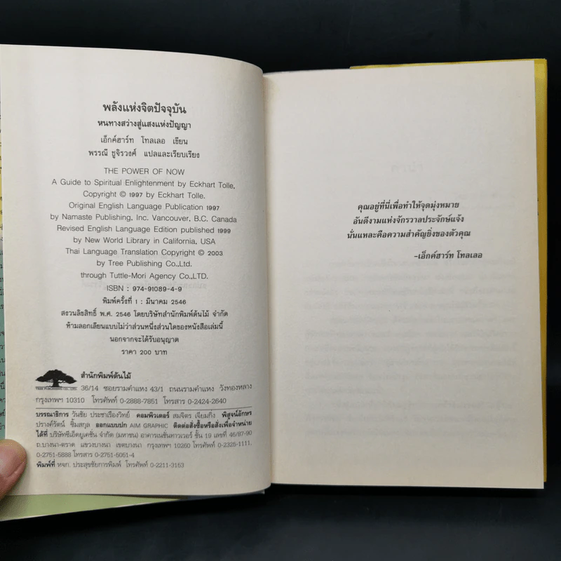 พลังแห่งจิตปัจจุบัน The Power of Now (ปกแข็ง) - Eckhart Tolle (เอ็กค์ฮาร์ท โทลเล) รูปที่ 8