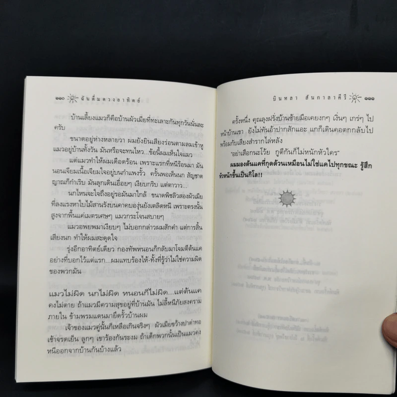 ฉันดื่มดวงอาทิตย์ - บินหลา สันกาลาคีรี รูปที่ 11