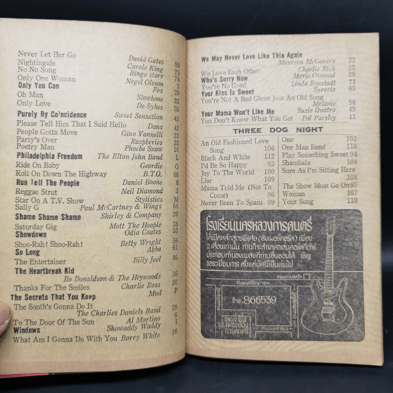 Develop No.109 Impressive Songs Three Dog Night รูปที่ 11