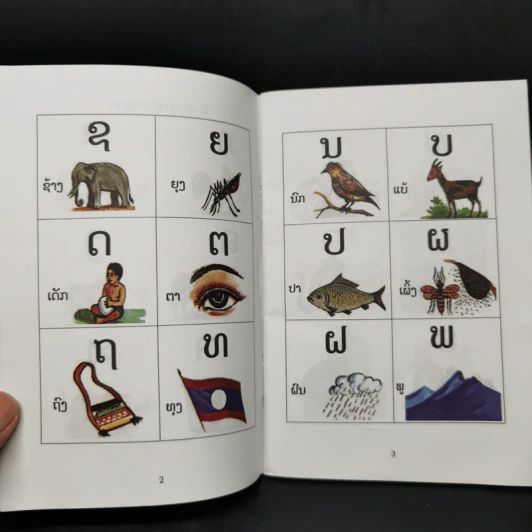 หนังสือตัวอักษรภาษาลาว รูปที่ 10