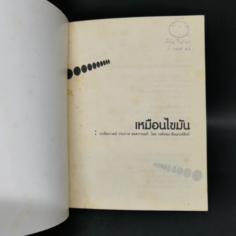 เหมือนไขมัน บทสัมภาษณ์ ประภาส ชลศรานนท์ - วงศ์ทนง ชัยณรงค์สิงห์ รูปที่ 8