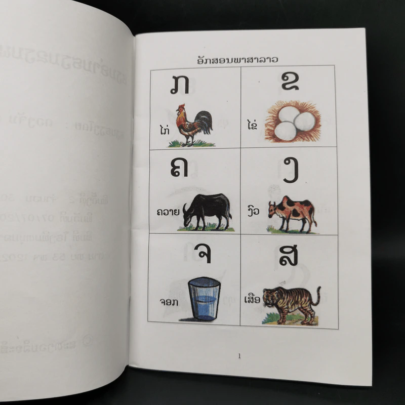 หนังสือตัวอักษรภาษาลาว รูปที่ 9