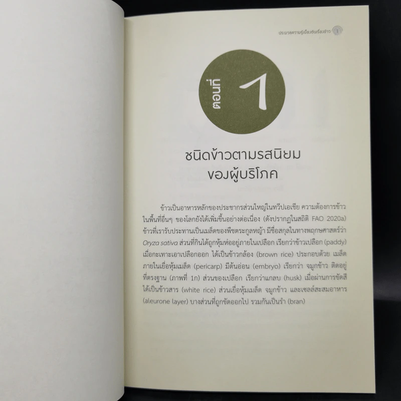 ประมวลความรู้เบื้องต้นเรื่องข้าว - เบญจวรรณ ฤกษ์เกษม รูปที่ 11