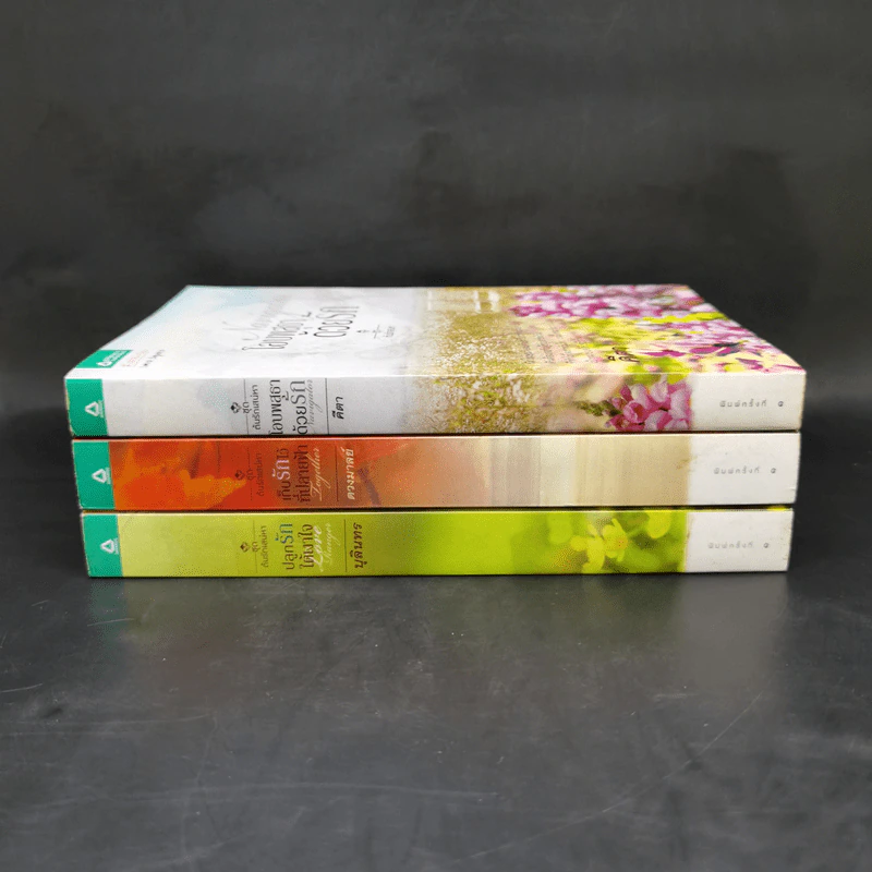 นิยายชุด ต้นรักเสน่หา 3 เล่ม เก็บรักไว้ที่ปลายฟ้า, โอบพสุธาด้วยรัก, ปลูกรักใต้เงาใจ รูปที่ 2