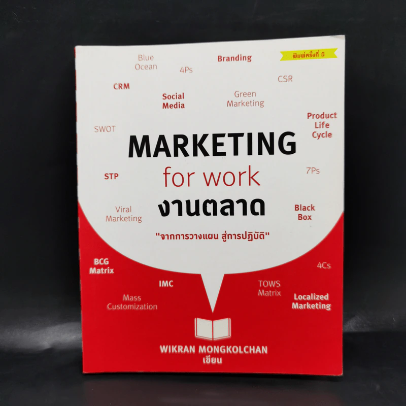 Marketing for work งานตลาด จากการวางแผน สู่การปฏิบัติ - Wikran Mongkolchan รูปที่ 1