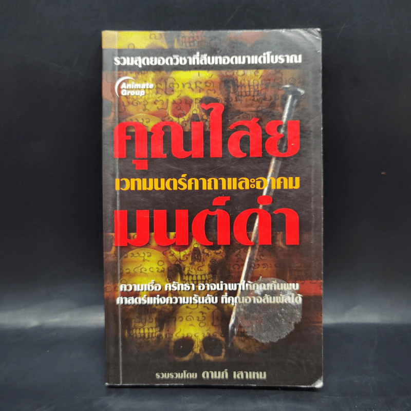 คุณไสยมนต์ดำ เวทมนตร์คาถาและอาคม - ดามภ์ เสาเหม รูปที่ 1