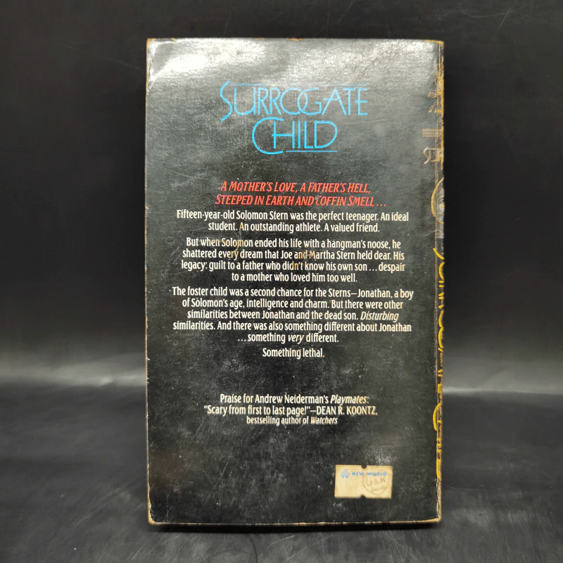 วงจรอุบาทว์ Surrogate Child - Andrew Neiderman, ปรัชญา วลัญช์ รูปที่ 2