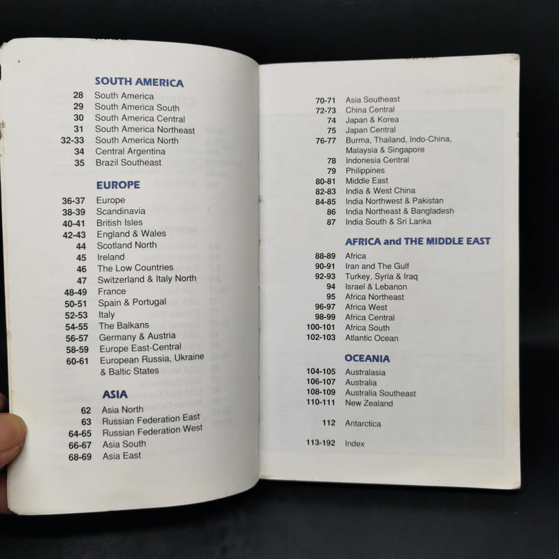 World Atlas Pocket หนังสือแผ่นที่โลก รูปที่ 9