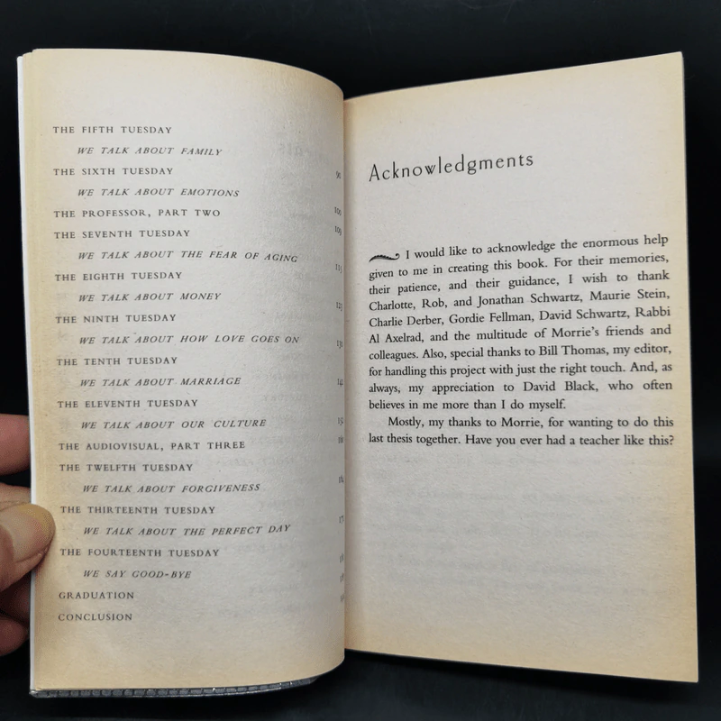 Tuesdays with Morrie - Mitch Albom รูปที่ 10