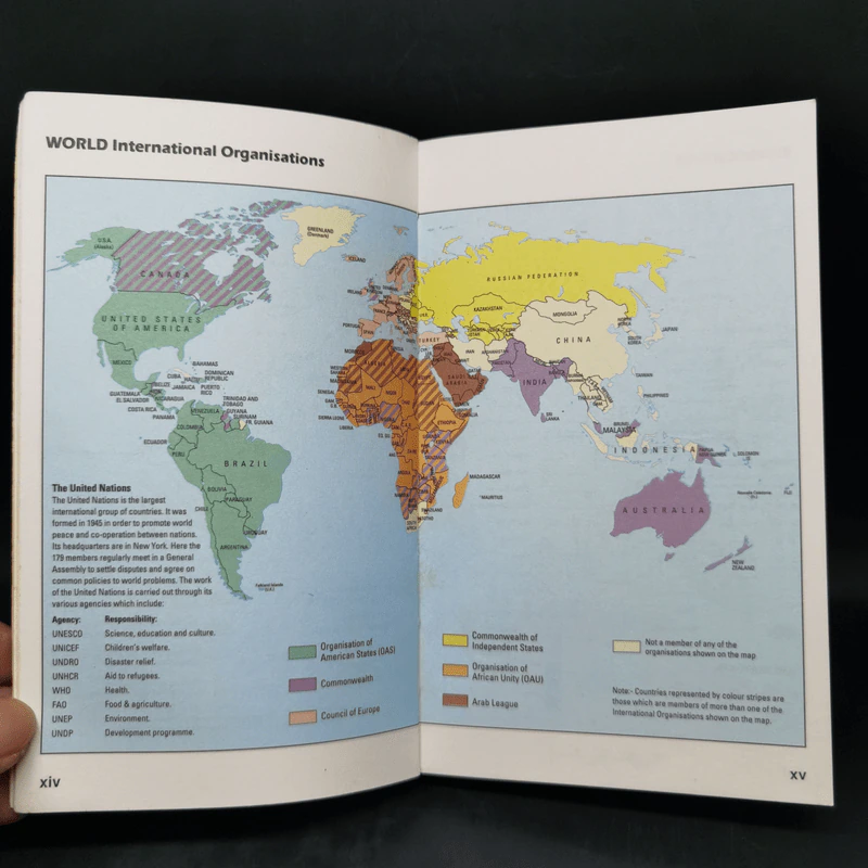 World Atlas Pocket แผนที่โลก รูปที่ 11