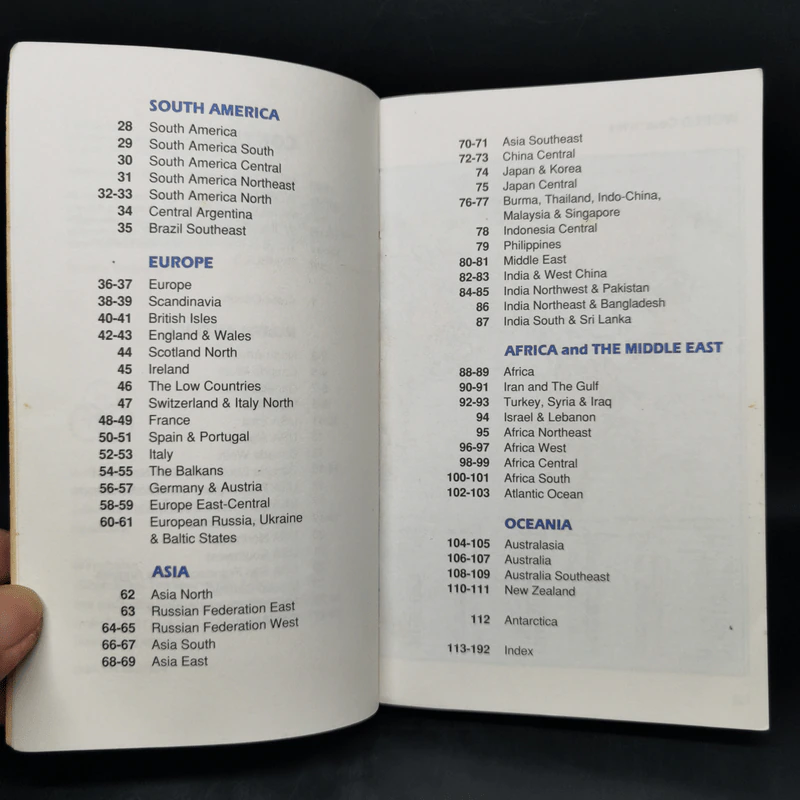 World Atlas Pocket แผนที่โลก รูปที่ 9
