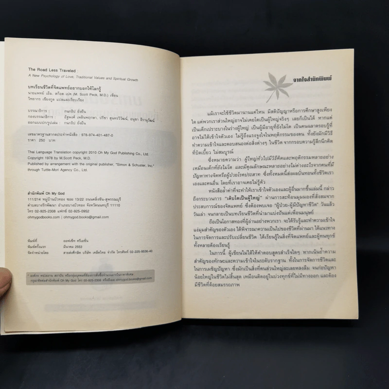 บทเรียนชีวิตที่จิตแพทย์อยากบอกให้โลกรู้ - นายแพทย์ เอ็ม. สก็อต เปค รูปที่ 8