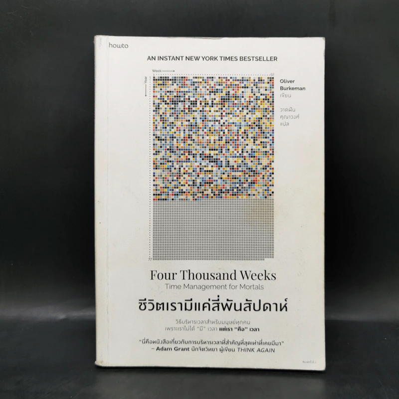 ชีวิตเรามีแค่สี่พันสัปดาห์ - Oliver Burkeman รูปที่ 1