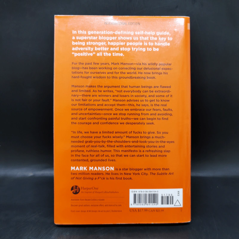 The Subtle Art of Not Giving a F*ck - Mark Manson รูปที่ 2
