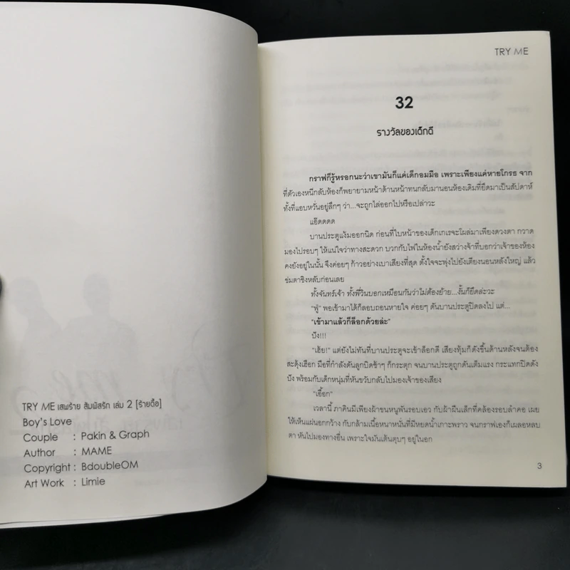 นิยายวาย เสพร้าย...สัมผัสรัก 2 เล่มจบ Boxset - Mame รูปที่ 14