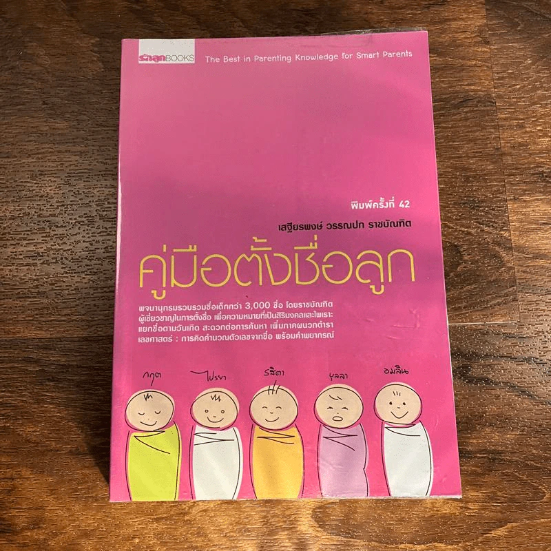 คู่มือตั้งชื่อลูก - เสฐียรพงษ์ วรรณปก รูปที่ 1