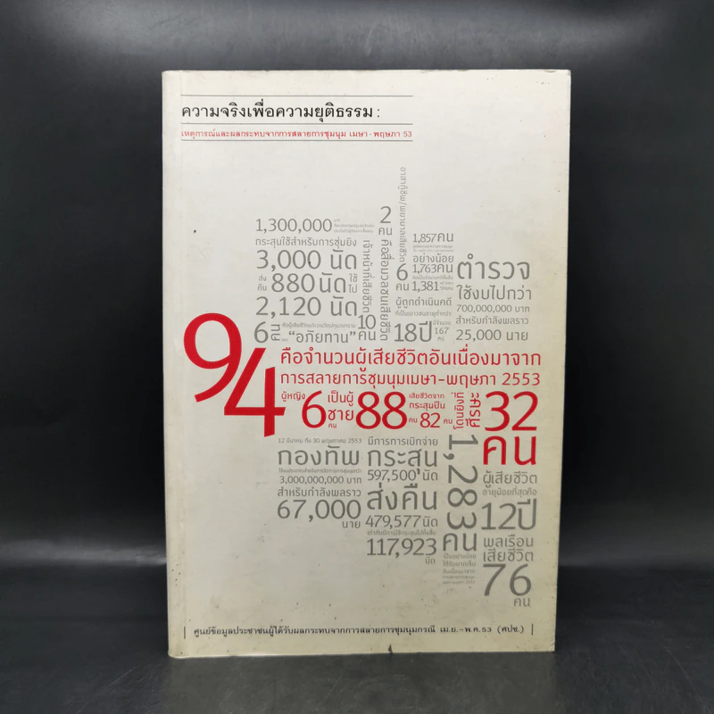 ความจริงเพื่อความยุติธรรม : เหตุการณ์และผลกระทบจากการสลายการชุมนุม เมษา-พฤษภา 53 รูปที่ 1