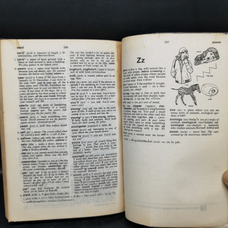Oxford Basic English Dictionary ฉบับแทรกคำอธิบายศัพท์เป็นภาษาไทย รูปที่ 11