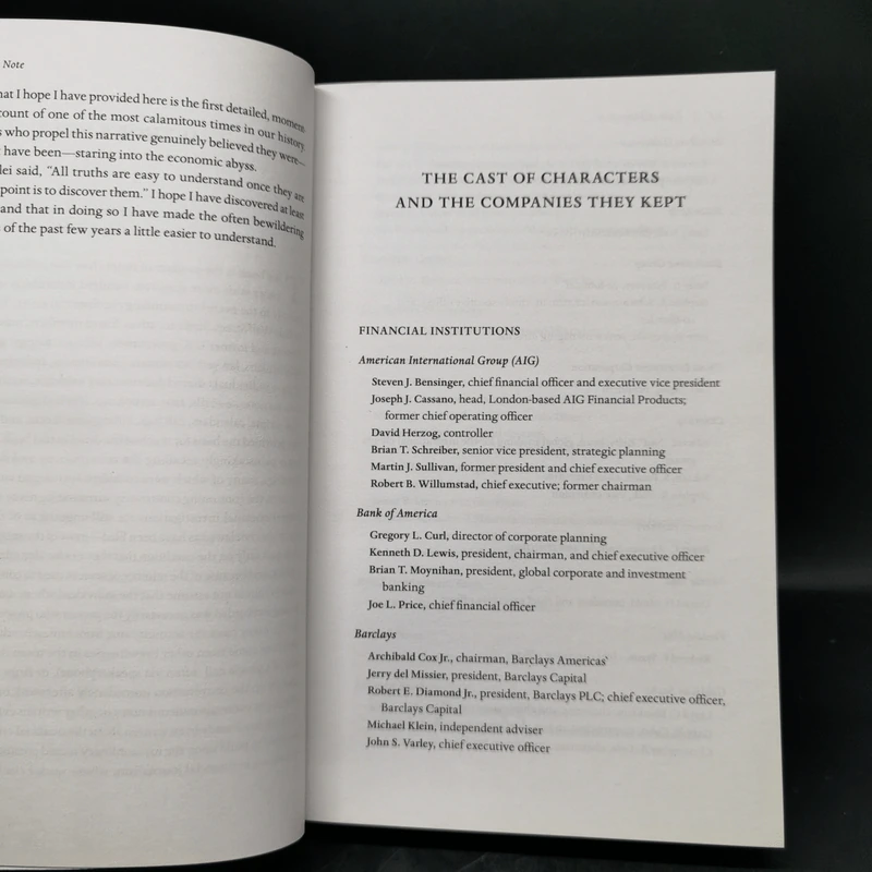 Too Big to Fail - Andrew Ross Sorkin รูปที่ 8