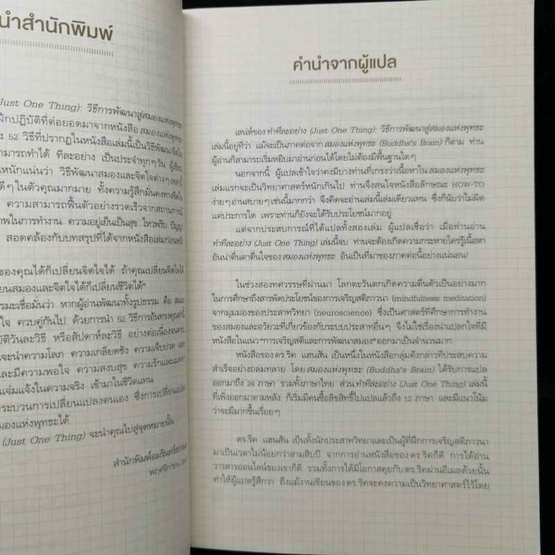 ทำทีละอย่าง Just One Thing - ดร.ริค แฮนสัน รูปที่ 10
