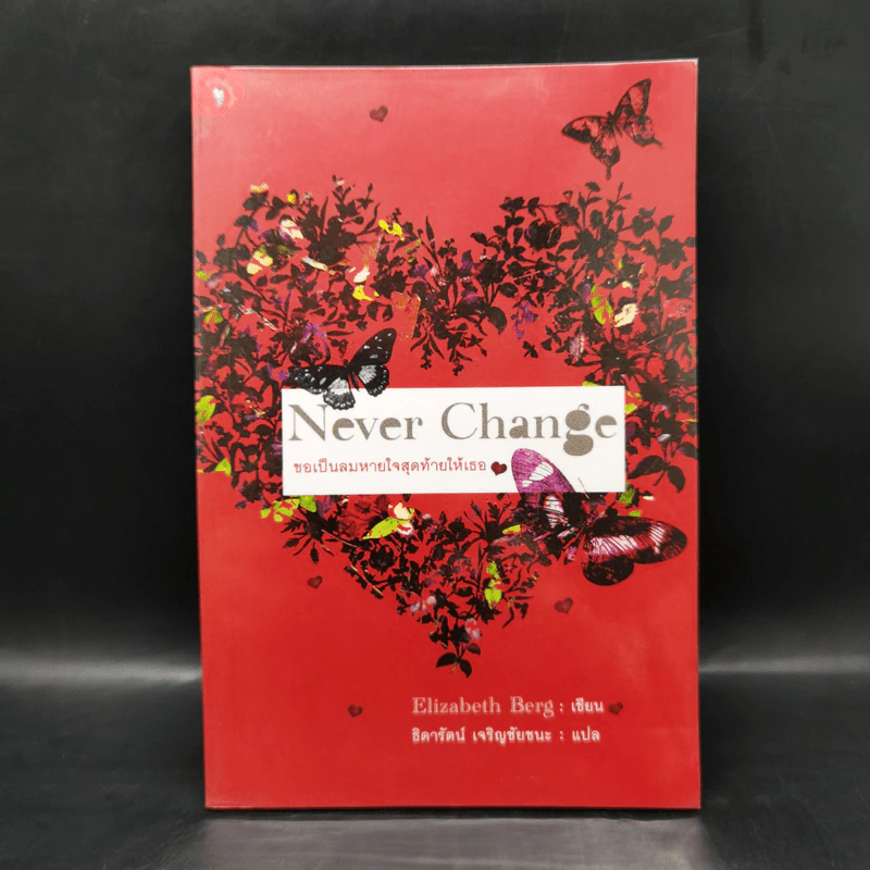 Never Change ขอเป็นลมหายใจสุดท้ายให้เธอ - ธิดารัตน์ เจริญชัยชนะ รูปที่ 1