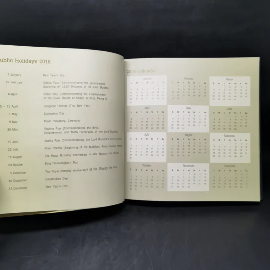 Thailand Executive Diary 2016 สมุดบันทึก รูปที่ 10