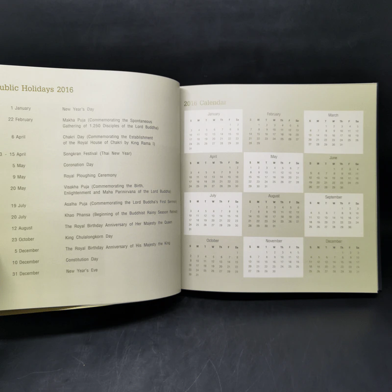 Thailand Executive Diary 2016 สมุดบันทึก รูปที่ 10