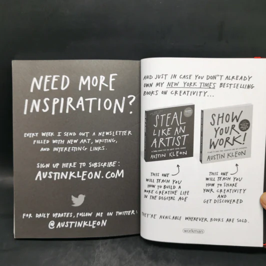 The Steal Like an Artist Journal - Austin Kleon รูปที่ 16