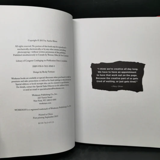 The Steal Like an Artist Journal - Austin Kleon รูปที่ 8