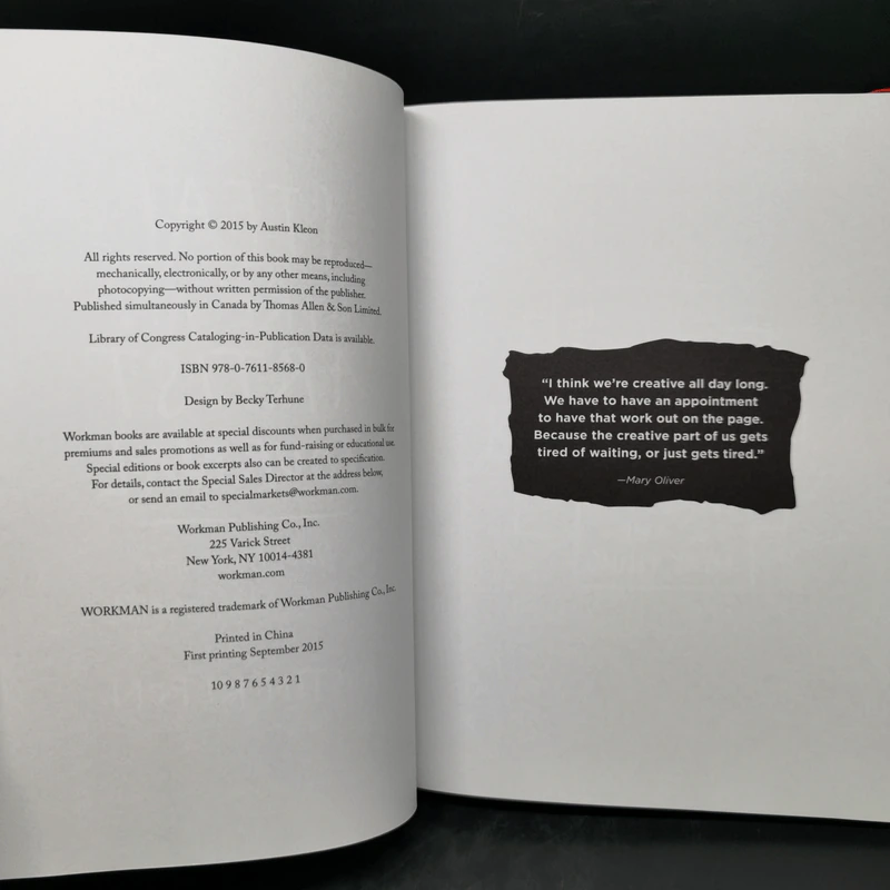 The Steal Like an Artist Journal - Austin Kleon รูปที่ 8
