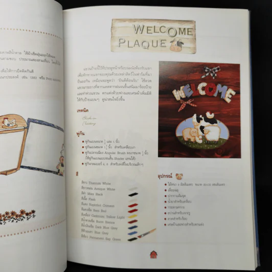 Country Craft Painting วาดสีเส้นลายสไตล์คันทรี่ - กิติยา เสริมศักดิ์สกุล รูปที่ 13