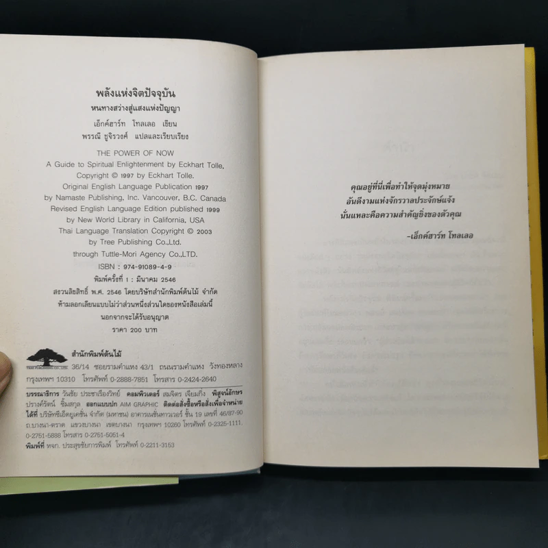 พลังแห่งจิตปัจจุบัน The Power of Now (ปกแข็ง) - Eckhart Tolle (เอ็กค์ฮาร์ท โทลเล) รูปที่ 8