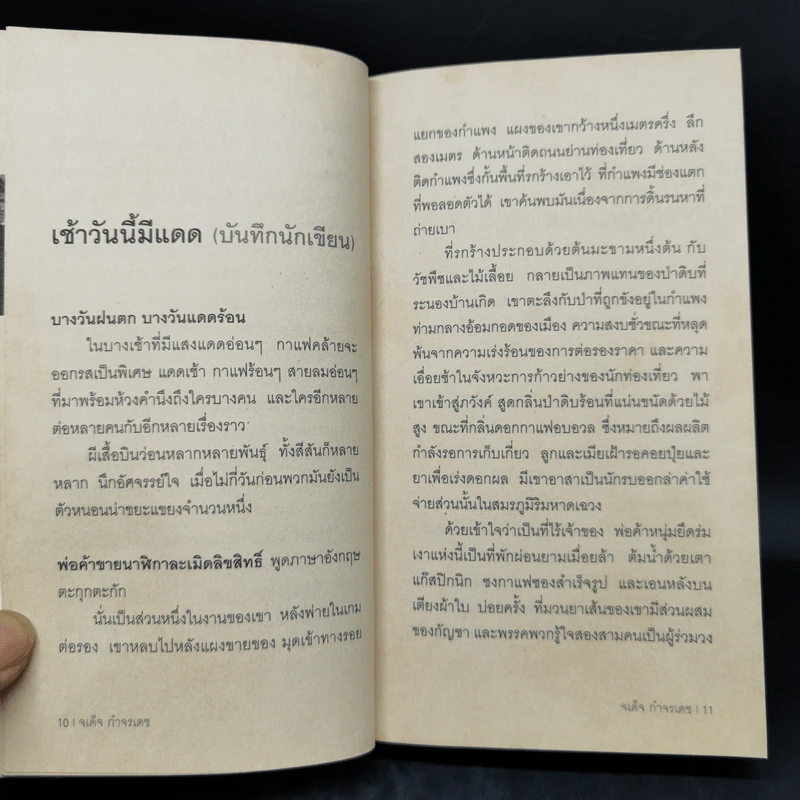 แดดเช้าร้อนเกินกว่าจะนั่งจิบกาแฟ - จเด็จ กำจรเดช รูปที่ 11