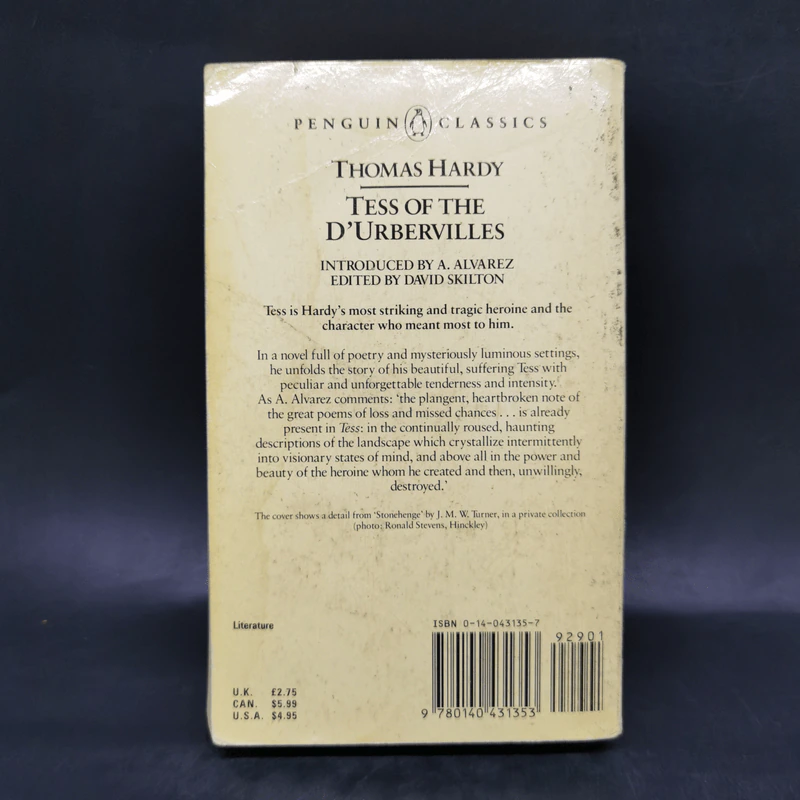 Tess of the D'Urbervilles = Thomas Hardy รูปที่ 2