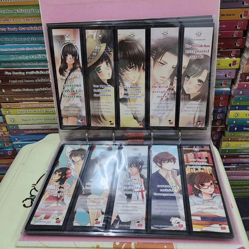 ของสะสมแจ่มใส ที่คั่นหนังสือแจ่มใส สมุดบันทึก รวม 20 ชิ้น รูปที่ 9