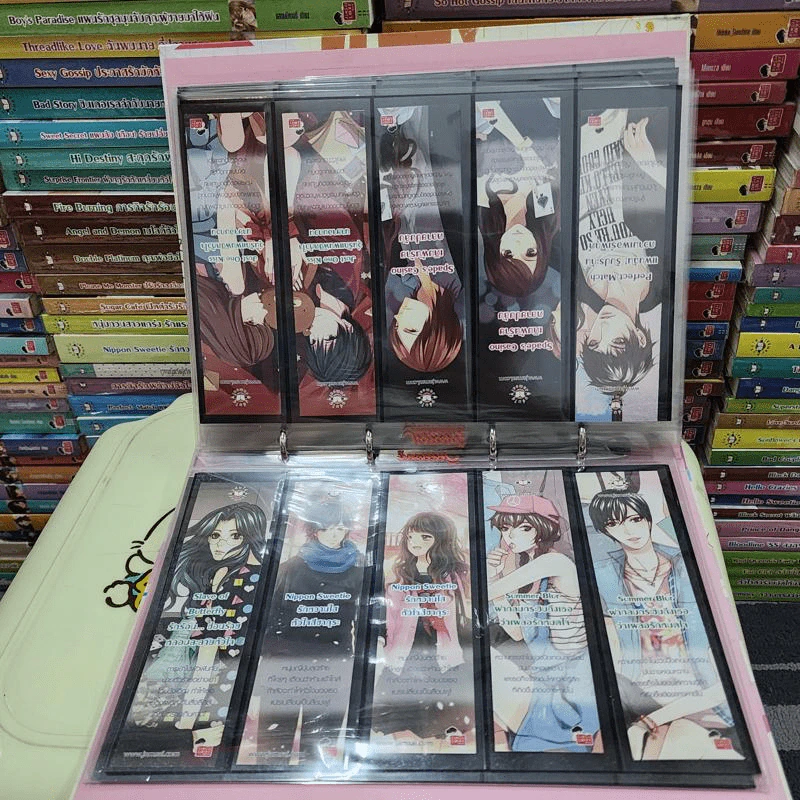 ของสะสมแจ่มใส ที่คั่นหนังสือแจ่มใส สมุดบันทึก รวม 20 ชิ้น รูปที่ 1