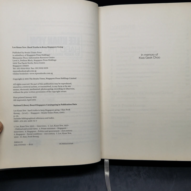 Hard Truths to Keep Singapore Going - Lee Kuan Yew รูปที่ 8