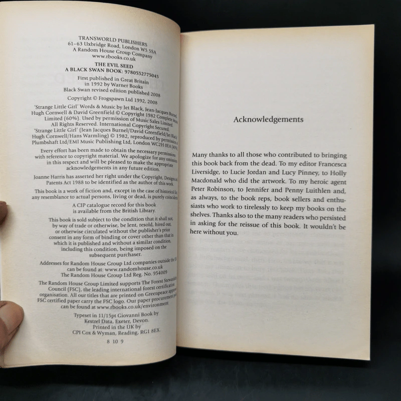 The Evil Seed - Joanne Harris รูปที่ 8