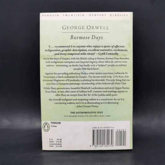 Burmese Days - George Orwell รูปที่ 2