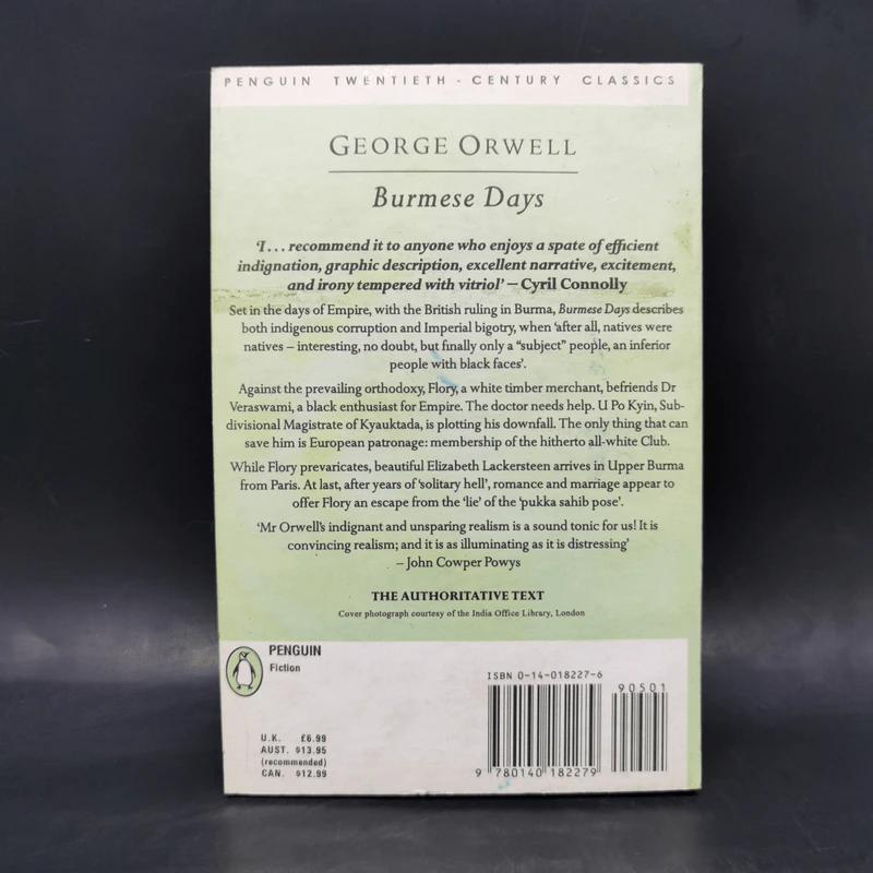 Burmese Days - George Orwell รูปที่ 2