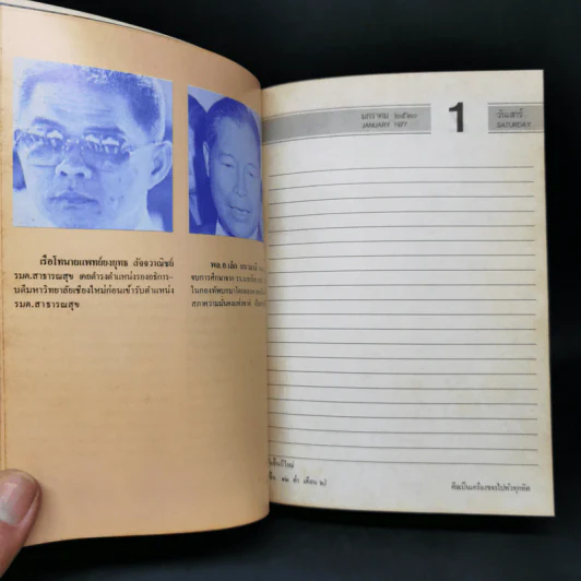 สมุดบันทึก ส.ค.ส.2520 พล.ต.อ.มนต์ชัย พันธุ์คงชื่น รูปที่ 12