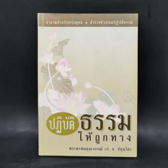 ปฏิบัติธรรมให้ถูกทาง - พระพรหมคุณาภรณ์ รูปที่ 1